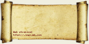 Andjelina Bilkić vizit kartica